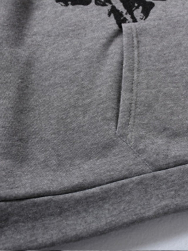 Hoodie Sweatshirt Zip Up Blue Light Brown Dark Gray Graphic Long Sleeve M L XL XXL XXXL for Women - LuckyFash™