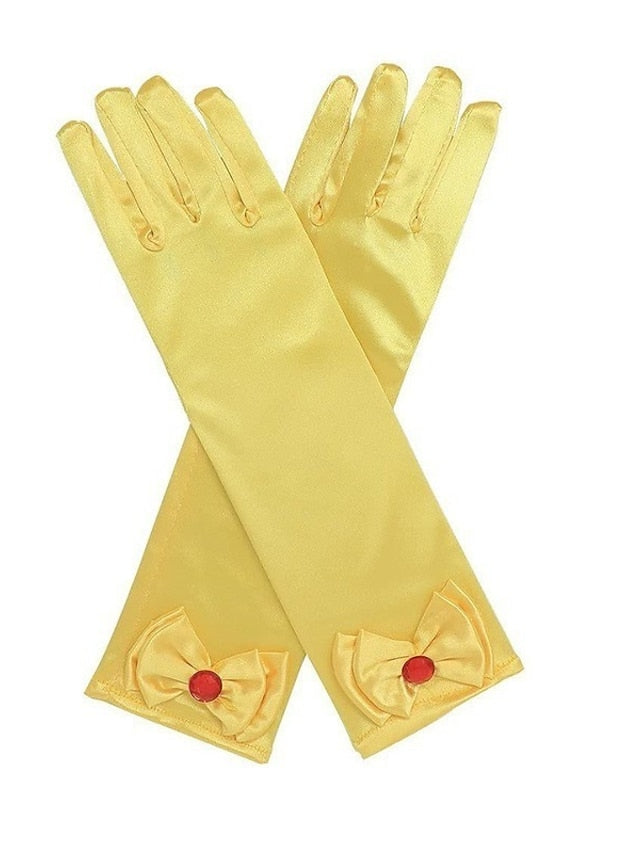 Kid's Gloves Party Evening Gift Daily Satin Faux Silk Vacation Simple Cosplay 1 Pair - LuckyFash™