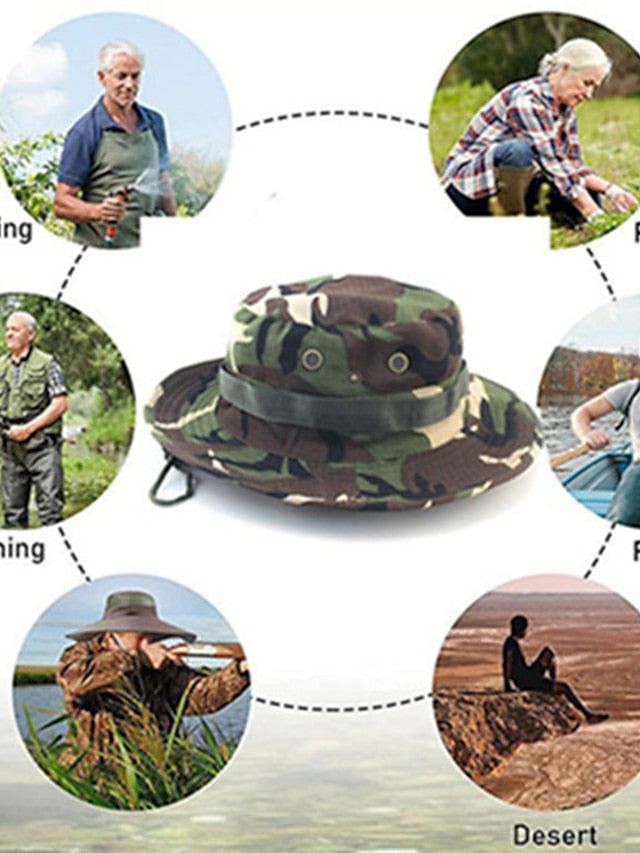 Men's Women's Bucket Cloche Hat Outdoor Daily 3D Dgital Print Polyester Cloth Vacation Casual Outdoor 1 pcs - LuckyFash™
