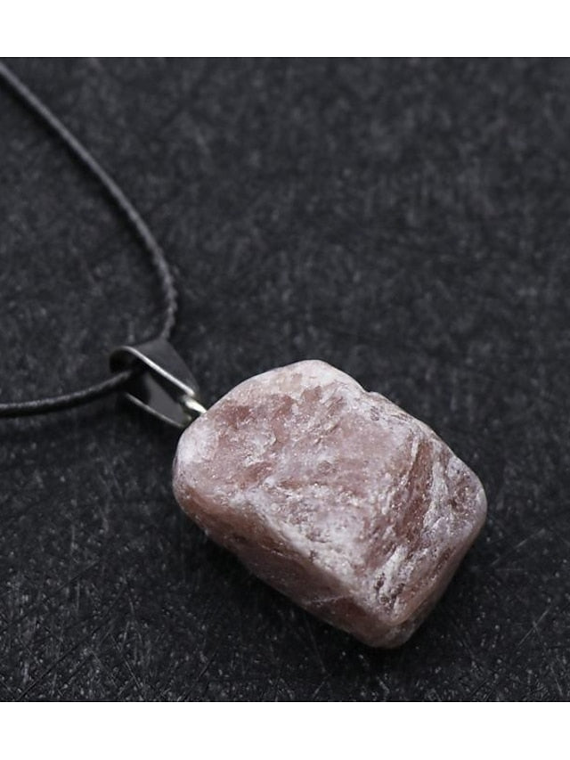 2023 Europe And The United States New Original Stone Pendant Multi-Color Agate Stone Necklace - LuckyFash™