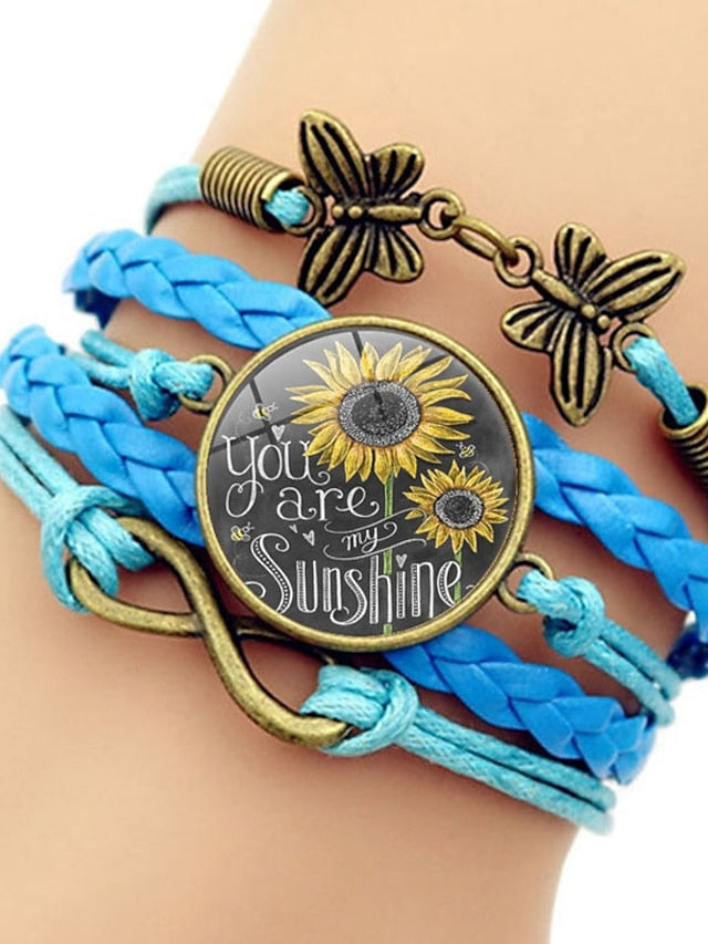 Women's Bracelets Artistic Street Butterfly Bracelets & Bangles / White / Blue / Brown / Pink / Fall - LuckyFash™