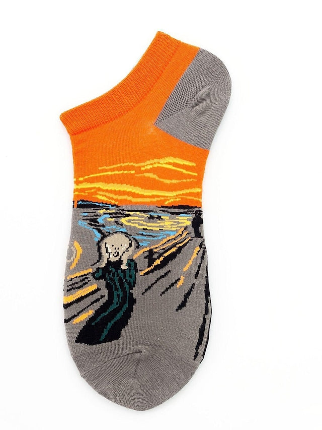 Women's Anckle Socks Low Cut Socks Outdoor Office Work Animal Patterned Spandex Nylon Cotton Basic Casual Classic 1 Pair - LuckyFash™