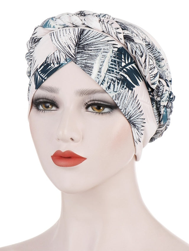 Cotton Print Muslim Turban Scarf For Women Islamic Inner Hijab Caps Arab Wrap Head Scarves Femme Musulman Turbante Mujer - LuckyFash™