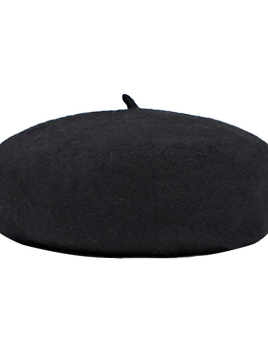 Women's Hat Beret Hat Winter Hats Green Black Blue Outdoor Street Daily Pure Color Pure Color Comfort Warm Fashion - LuckyFash™