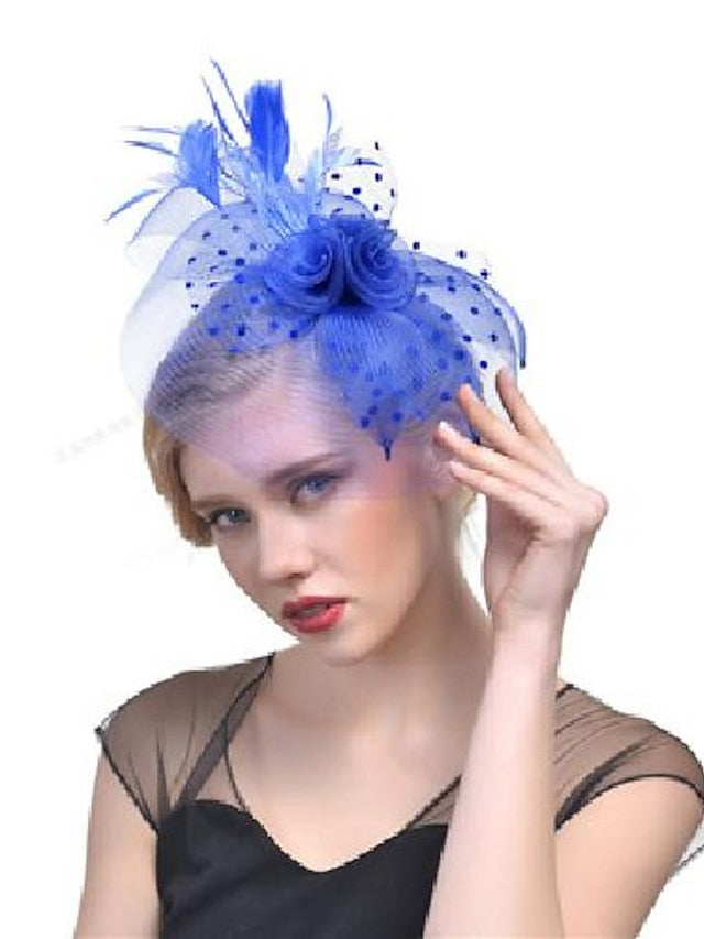 Women's Hair Clip Party Party Solid Color Headwear / Red / Blue / Fall / Winter / Spring - LuckyFash™