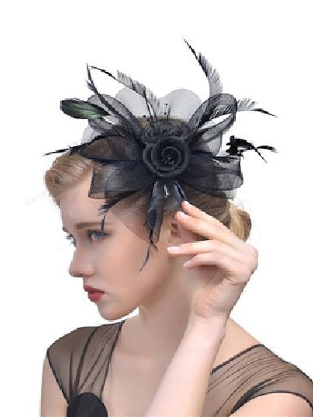 Women's Hair Clip Party Party Solid Color Headwear / White / Red / Blue / Fall / Winter - LuckyFash™