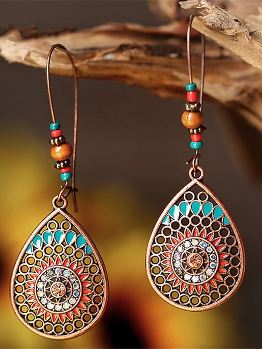 Women's Earrings Textured Street Flower Earring - LuckyFash™