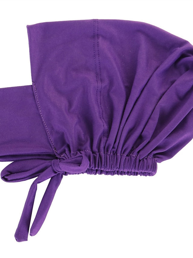 Soft Adjustable Inner Hijab Caps Muslim Stretch Tie Back Jersey Cap Islamic Underscarf Bonnet Female Headscarf Headwrap Arab Turban - LuckyFash™