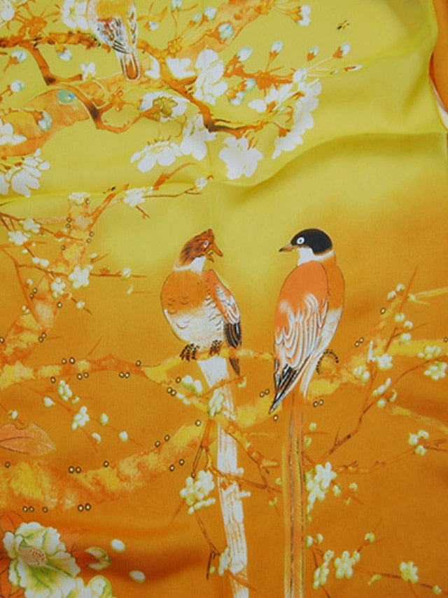 Scarves Satin Scarves Gift Daily Holiday Animal Flowers Chiffon Casual Bohemia Sunscreen Outdoor 1 PC for Women - LuckyFash™
