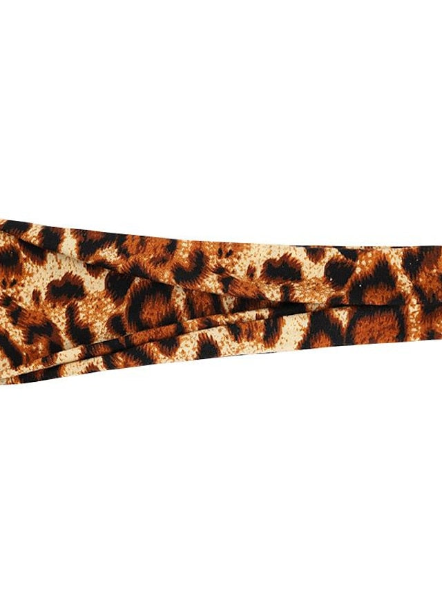 europe and the united states cross-border fashion sports hairband yoga bundle sweat-absorbing headband new ladies wide-brimmed printed headwear - LuckyFash™