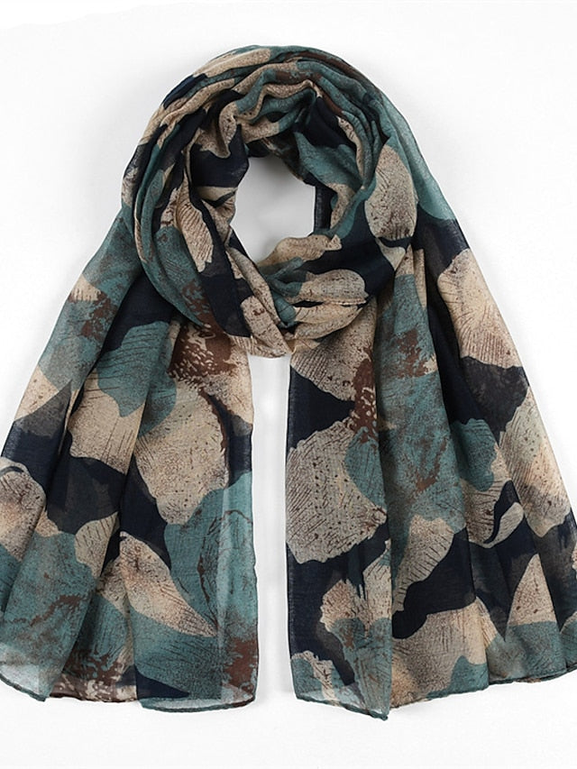 Fashion Spring Summer Fashion Women Scarf Big Floral Print Viscose Ladies Big Shawls Female Scarves Decorate for Women - LuckyFash™