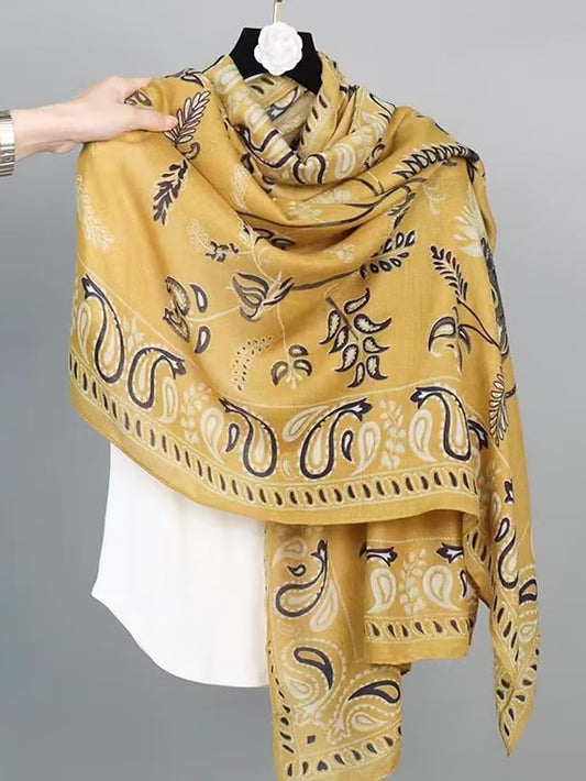 Bohemia Long Scarf for Women Outdoor Beach Sunscreen Print Wrap Female Soft Shawl for Women - LuckyFash™