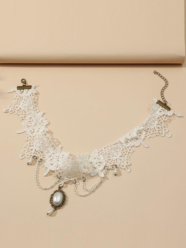 Faux Pearl Decor Choker - LuckyFash™