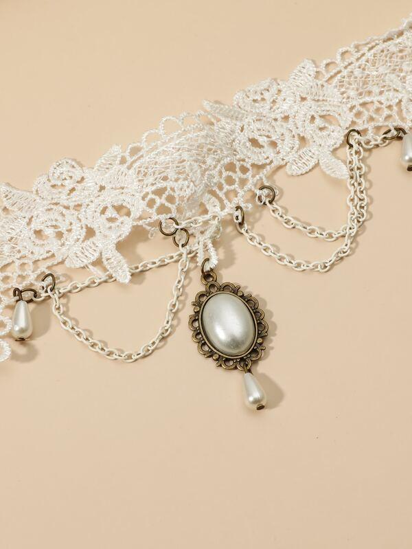 Faux Pearl Decor Choker - LuckyFash™