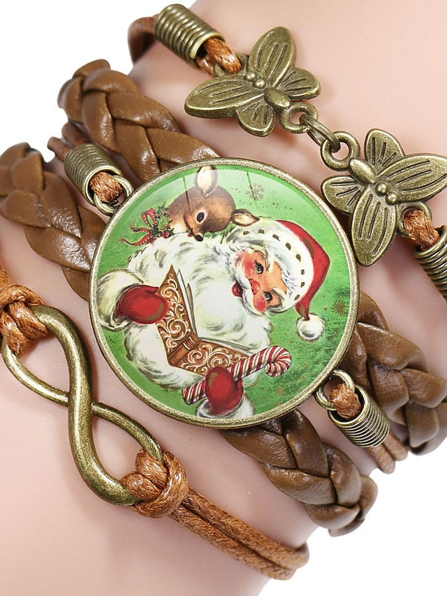 Women's Bracelets Casual Christmas Santa Claus Bracelets & Bangles - LuckyFash™