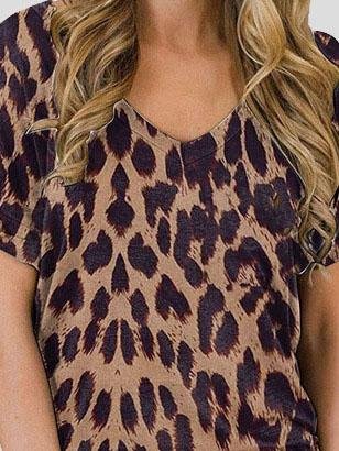 Floral Print V-neck Casual Top - LuckyFash™