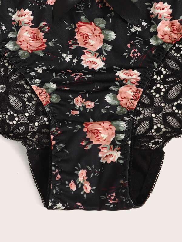 Floral Push Up Lingerie Set - LuckyFash™