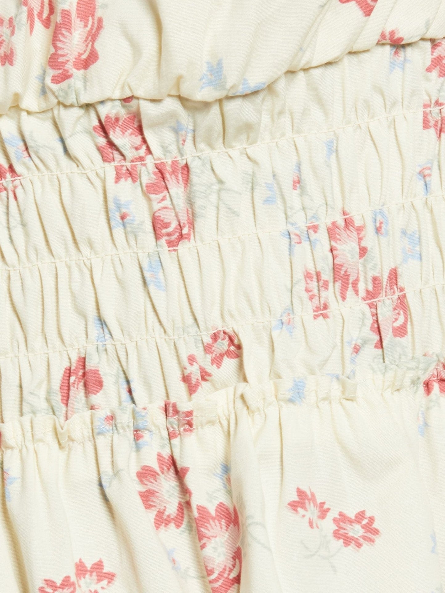 Floral Smocked Waist Blouse - LuckyFash™