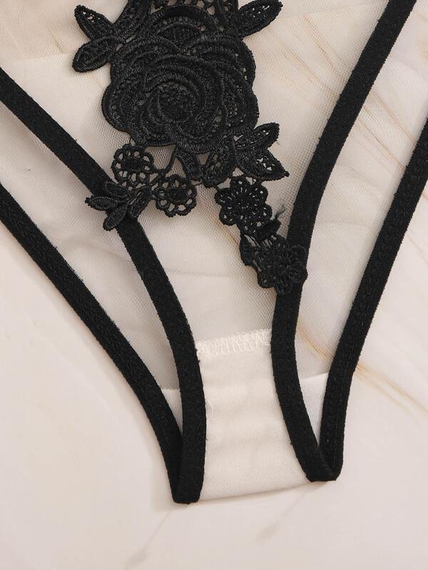 Flower Crochet Sheer Lingerie Set - LuckyFash™