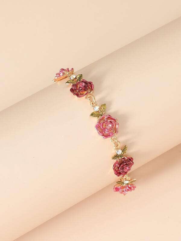 Flower Decor Chain Bracelet - LuckyFash™