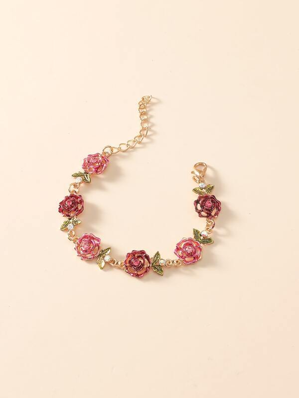 Flower Decor Chain Bracelet - LuckyFash™