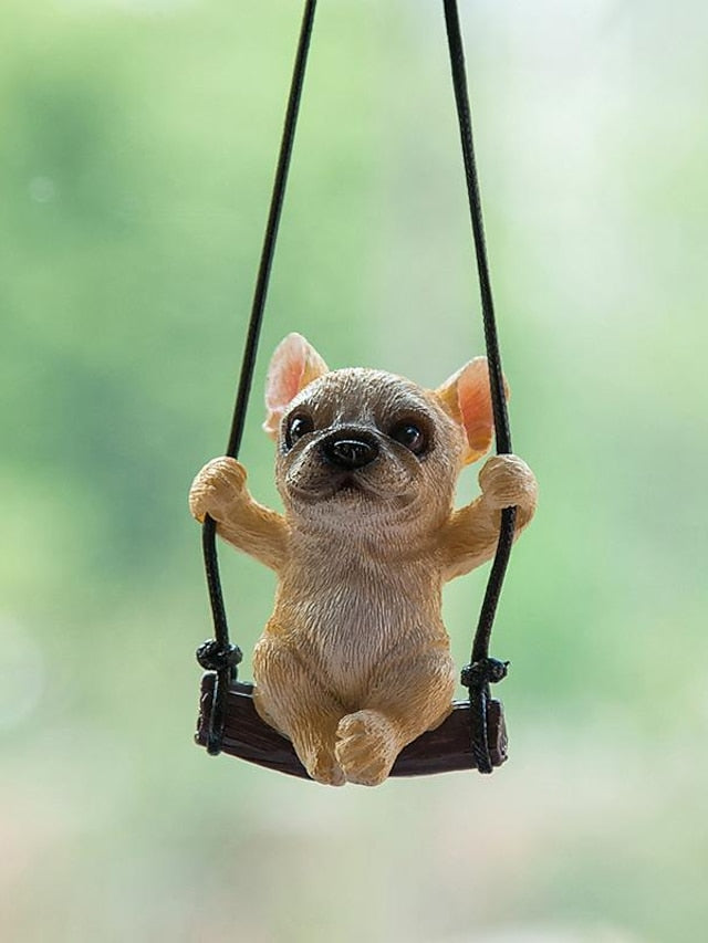 2023 New Car Charm Pendant Swing Pug Pug Dog Car Supplies - LuckyFash™