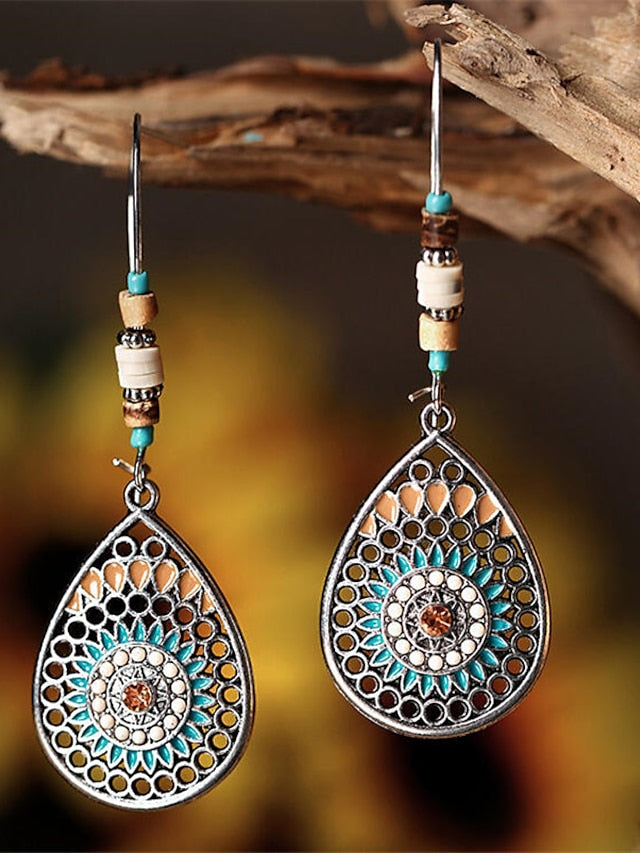 Women's Earrings Textured Street Flower Earring - LuckyFash™