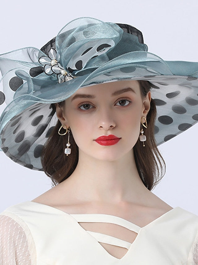 Women's Hat Bucket Hat Sun Hat Green Black Purple Party Outdoor Dailywear Floral Floral Polka Dot Portable Windproof Comfort - LuckyFash™