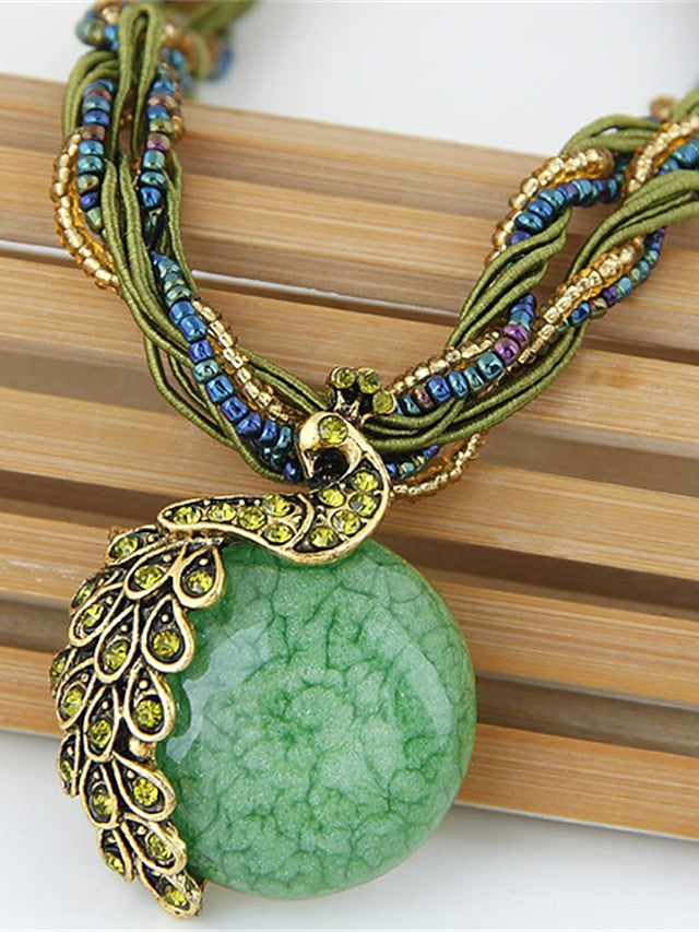 Women's necklace Ethnic Style Street Gem Necklaces - LuckyFash™