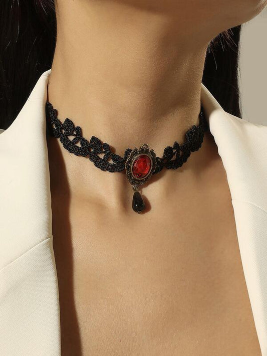 Gemstone Decor Choker - LuckyFash™