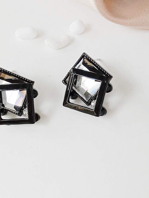 Geometric Design Stud Earrings - LuckyFash™