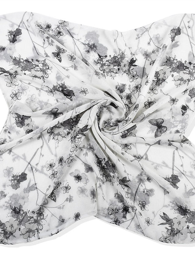 New Women Spring Summer Fashion Voile Scarf Long Shawl Beach Headband Bandanna Wrap Muffler Soft Hijab - LuckyFash™