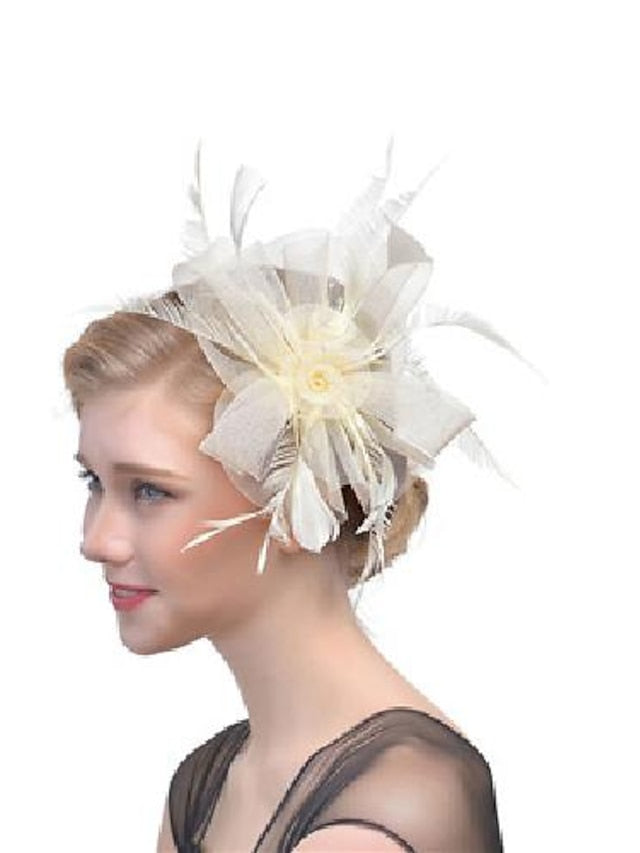 Women's Hair Clip Party Party Solid Color Headwear / White / Red / Blue / Fall / Winter - LuckyFash™