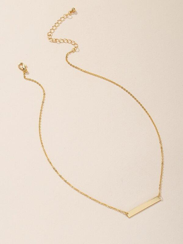 Gold Geometric Charm Necklace - LuckyFash™