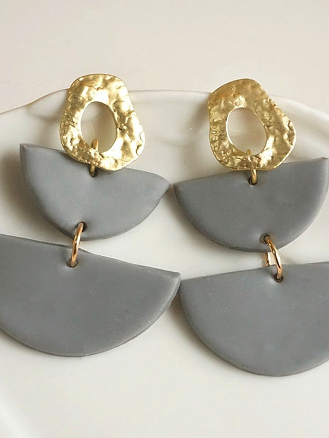 Women's Earrings Chic & Modern Street Pure Color Earring - LuckyFash™