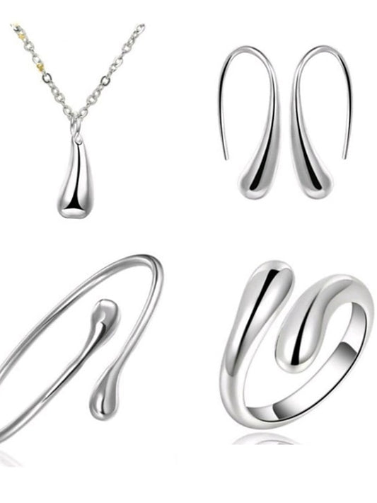 Women's necklace Chic & Modern Street Geometry Jewelry Sets / Silver / Fall / Winter / Spring / Summer - LuckyFash™