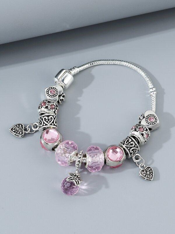 Heart Bead Decor Bracelet - LuckyFash™