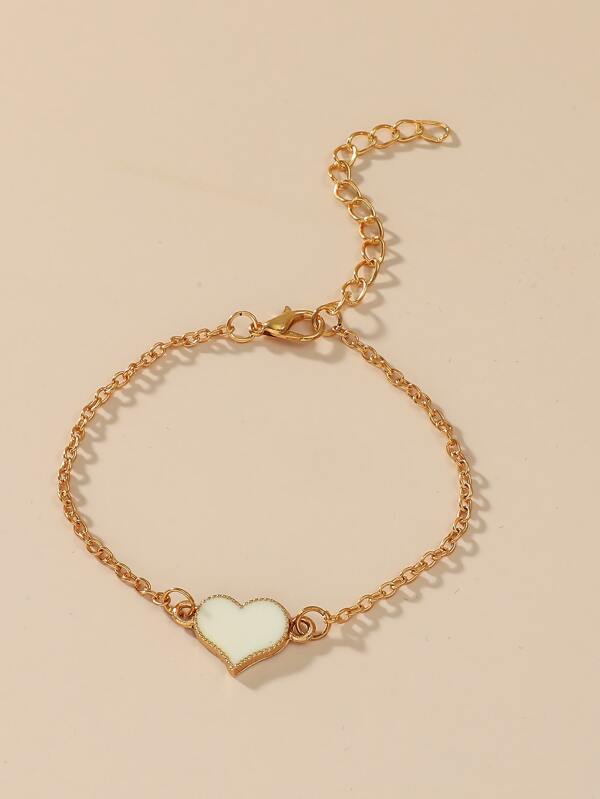 Heart Decor Chain Bracelet - LuckyFash™