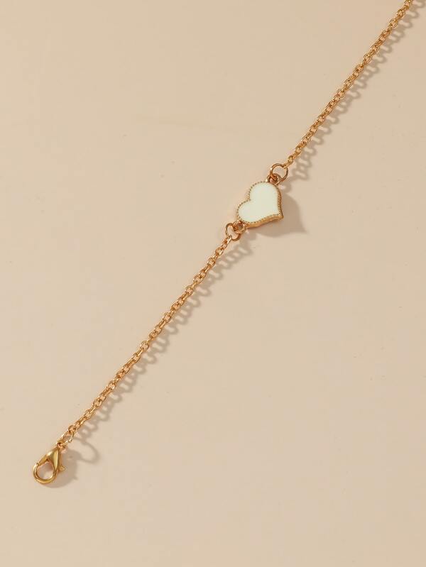 Heart Decor Chain Bracelet - LuckyFash™