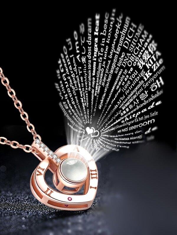 Heart Pendant Projection Necklace - LuckyFash™