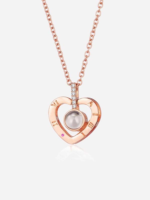 Heart Pendant Projection Necklace - LuckyFash™
