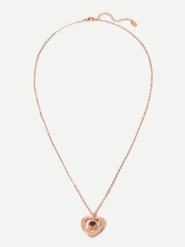 Heart Pendant Projection Necklace - LuckyFash™