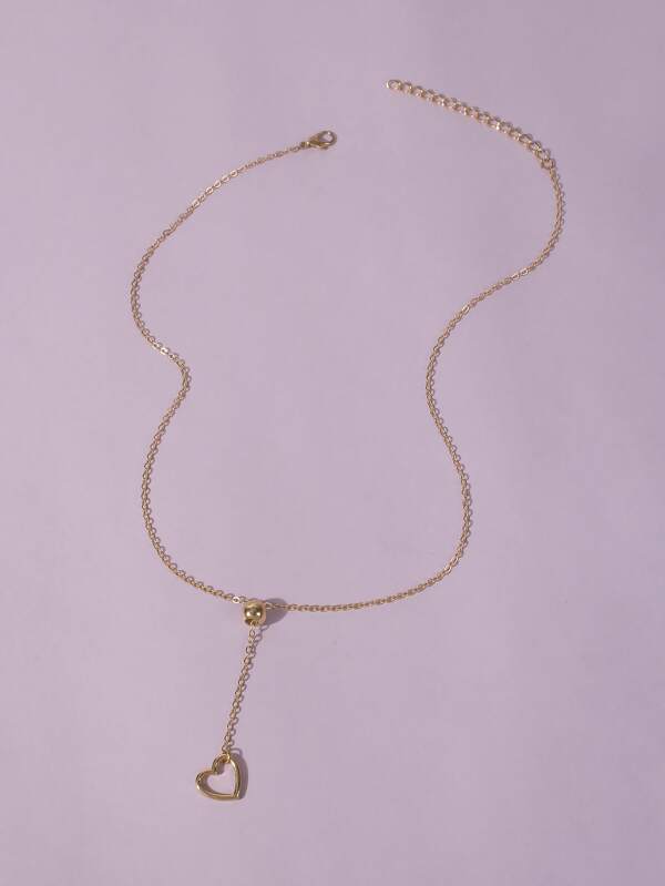 Heart Pendant Y-lariat Necklace - LuckyFash™