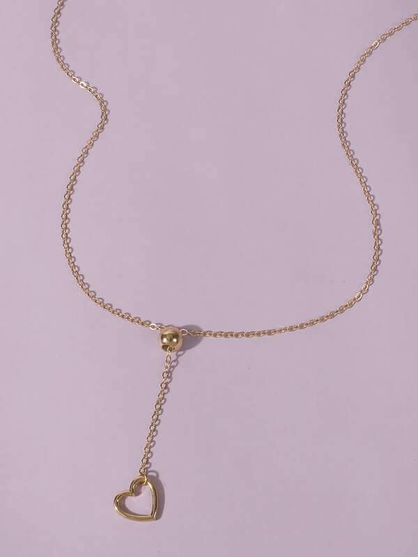 Heart Pendant Y-lariat Necklace - LuckyFash™