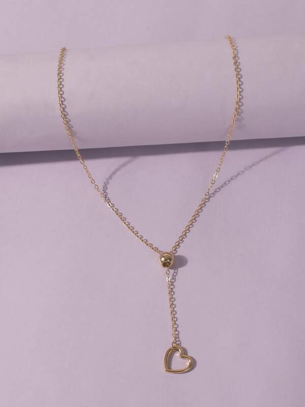 Heart Pendant Y-lariat Necklace - LuckyFash™