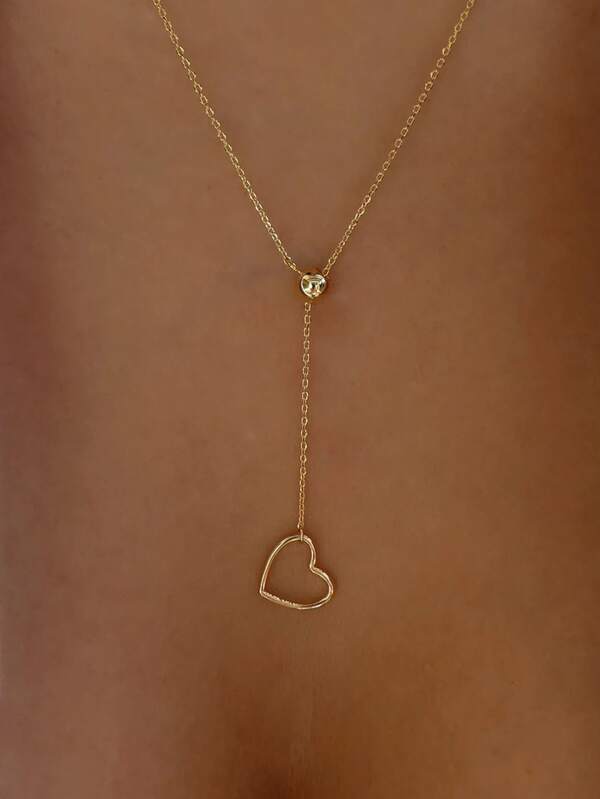 Heart Pendant Y-lariat Necklace - LuckyFash™