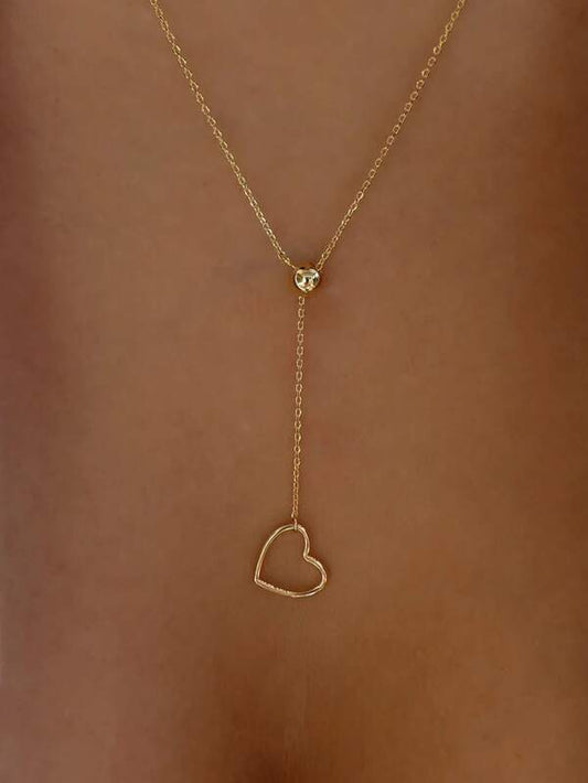 Heart Pendant Y-lariat Necklace - LuckyFash™