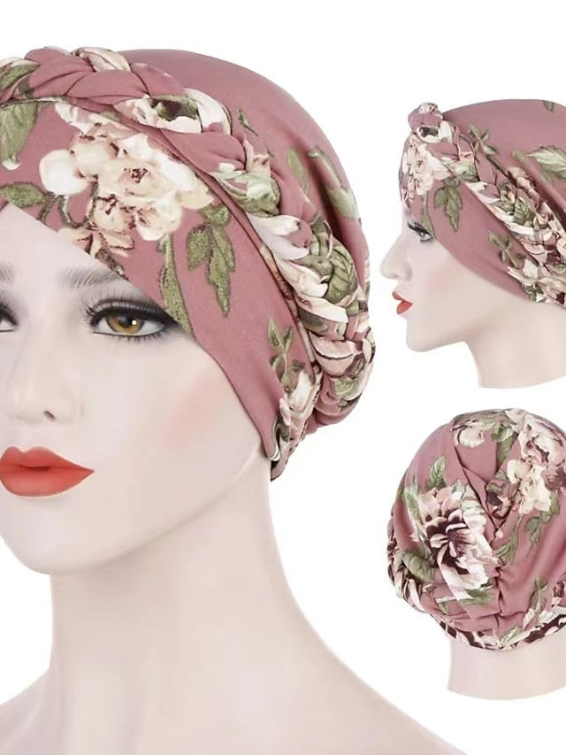 Cotton Print Muslim Turban Scarf For Women Islamic Inner Hijab Caps Arab Wrap Head Scarves Femme Musulman Turbante Mujer - LuckyFash™