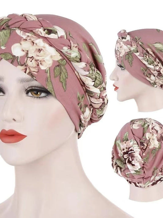 Cotton Print Muslim Turban Scarf For Women Islamic Inner Hijab Caps Arab Wrap Head Scarves Femme Musulman Turbante Mujer - LuckyFash™