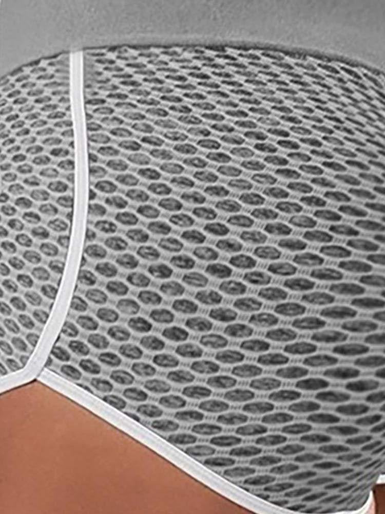 High Waist Colorblock Yoga Shorts - LuckyFash™